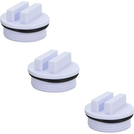 Juego de tapones de invierno para piscinas (3 piezas, 3,8 cm) – Tapón anticongelante para tubería de retorno, válvula de skimmer de piscina, tapa de invierno duradera para cerrar la piscina en inviern (1/5)