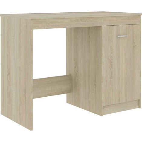 vidaXL Scrivania Rovere Sonoma 100x50x76 cm in Legno Multistrato