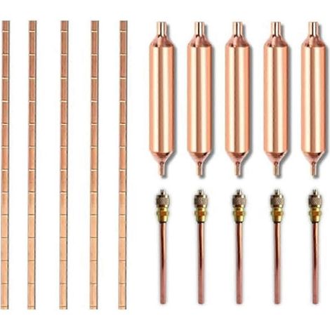 Filtre déshydrateur pour réfrigération, kit de réparation de climatiseurs 15 pièces --