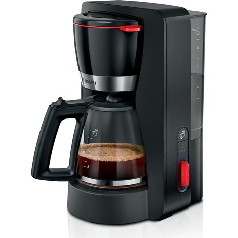 Cafetera de filtro manual automática Bosch TKA4M233 1,37 L color negro