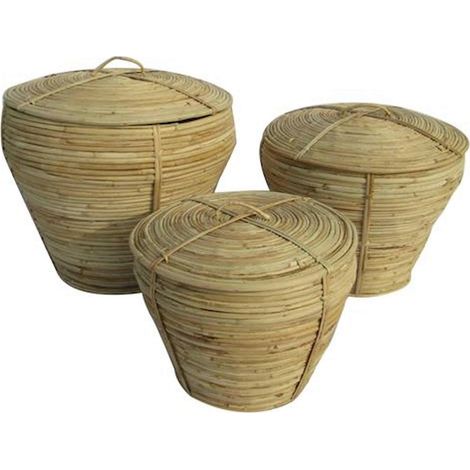 Panier rotin naturel élégance et rangement chic - Naturel épuré et tressé