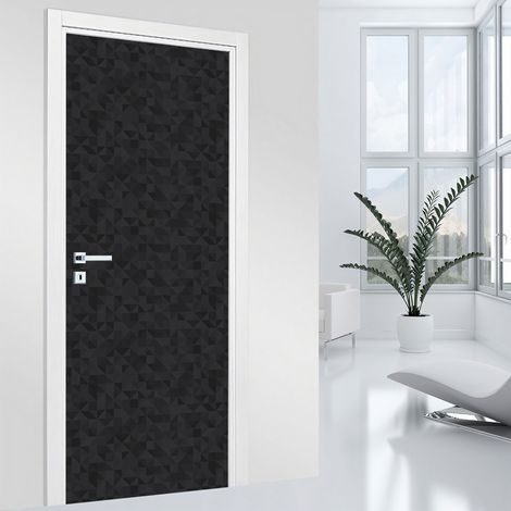Stickers pour porte - Motif Mosaïque - 93 x 205 cm - Adhésif MAT (1/2)