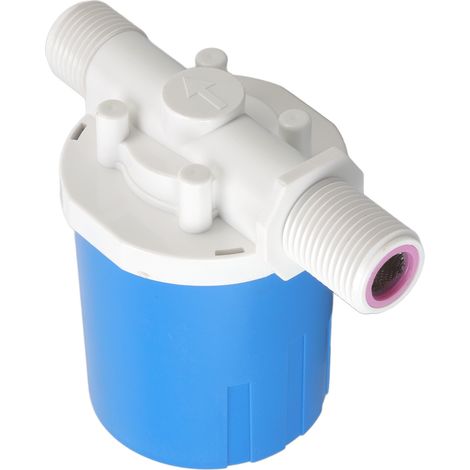 Vanne à flotteur automatique compacte en plastique étanche pour réservoir d'eau, entrée latérale intégrée G1/2 (1/5)