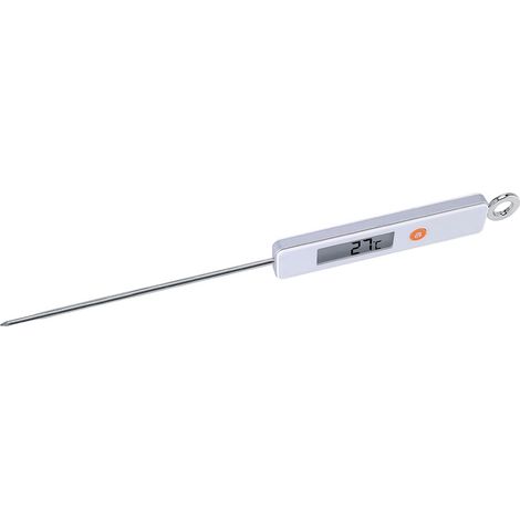 Thermomètre alimentaire numérique à lecture instantanée pour la cuisine, le barbecue et les grillades (blanc)-AquaForge (1/5)