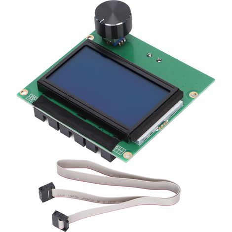 12864 LCD-Bildschirm für 3D-Drucker, Smart-Steuerplatine, kompatibel mit CR-10S und Ender 3