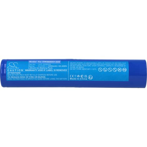 vhbw Battery Replacement for Maglite ILIF-3006526 for Torch, Headlamp (3200mAh, 6.4 V, Li-ion) (1/4)