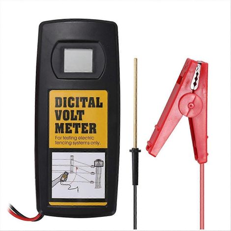 Elektrozaun für Pferde und Rinder, Voltmeter mit LCD-Bildschirm, für Haus und Garten. (1/5)