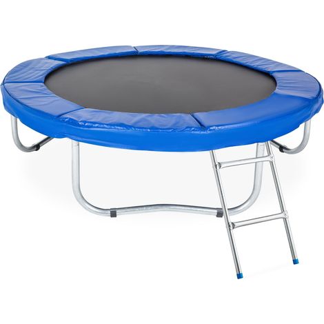 Scala di sicurezza per tappeto elastico facile da appendere 97 x 38 x 6 cm in acciaio argentato 130005605