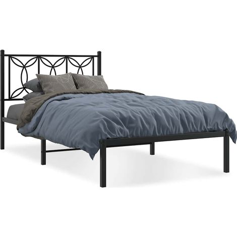 Maison Exclusive - Estructura cama sin colchón con cabecero metal (1/5)