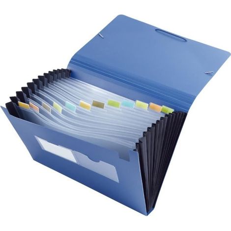 Trieur Valisette à Soufflet Classeur à Main pour Bureau Format A4 Sac Range-Document Sac Porte-Document Bureau Rangement Dossiers (1/4)