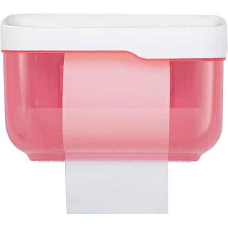 Porte Papier Toilette Auto-adhésif, derouleur papier toilette mural étanche, distributeur papier toilette sans Perçage (Tuba Rose)-Fei Yu