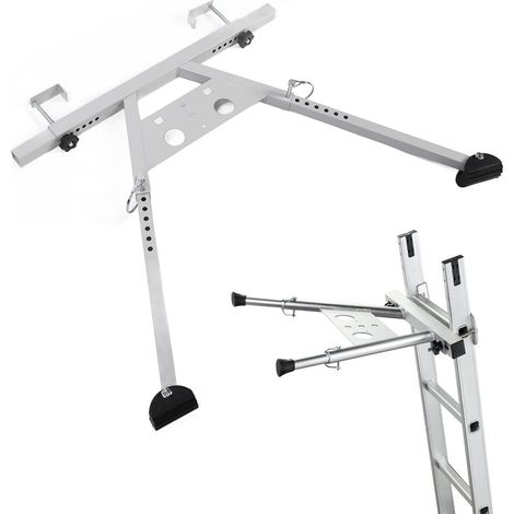 Ladder stabilizer, Adjustable load capacity 380lb, Roof ladder with non-slip rubber bottom pad, Heavy-duty ladder stabilizer for roof gutters (1/5)