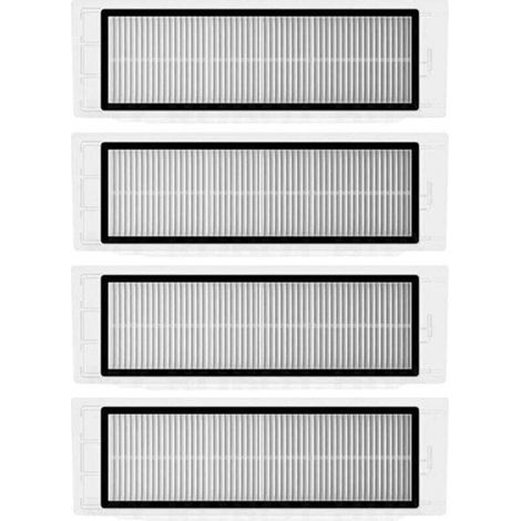 Lot de 4 filtres pour aspirateur Xiaomi Roborock S6 S5 MAX S60 S65 S5 S50 S55 E25 E35