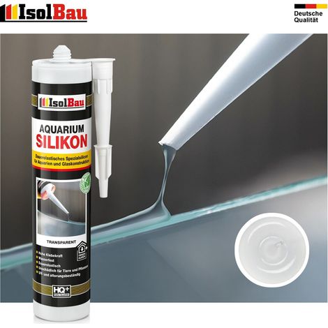 Aquarium Silikon Transparent 300ml Aquarium Süß/Meerwasser Kleber Glassilikon (1/5)