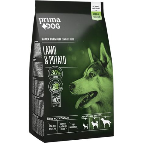 Prima PRIMADOG crocchette all'agnello senza grano 10 kg (1/3)
