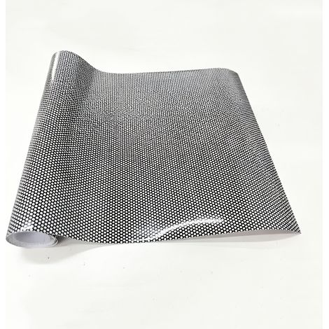 Film de protection solaire pour pare-brise de voiture, adhésif auto-protection UV et stickers vinyle maille anti-solaire, film de confidentialité pour véhicule, accessoire extérieur, maille (1/5)