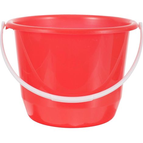 Seau à eau portable en plastique avec poignée, 5 L. Seau multi-usages. (1/5)