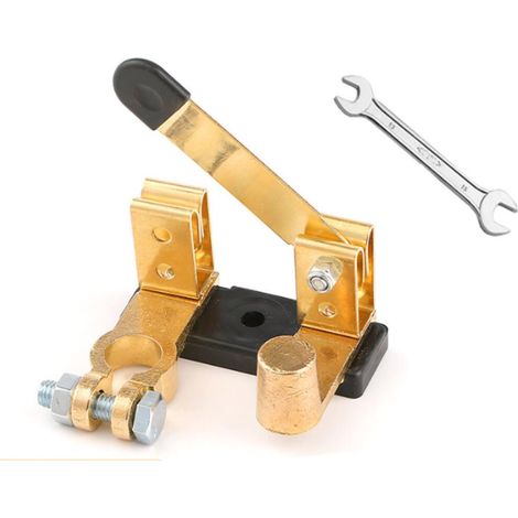 Séparateur de batterie 12 V pour voiture,circuit,interrupteur principal avec interrupteur à lame,bornes de connexion et séparateur de batterie pour voiture,camion,véhicule utilitaire,bateau (1/5)