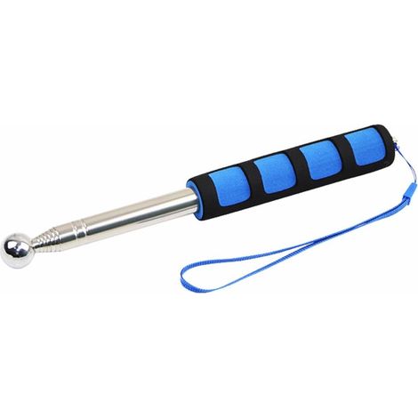 Schalldetektionshammer, hohle Keramikfliese, 100 cm langes, klappbares Inspektionswerkzeug mit Schwammgriff (blau) (1/5)