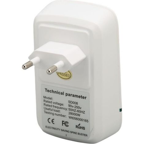 4PCS Économiseur d'énergie, Stabilisateur de tension, Faible consommation, Pour maison bureau commerce (1/4)