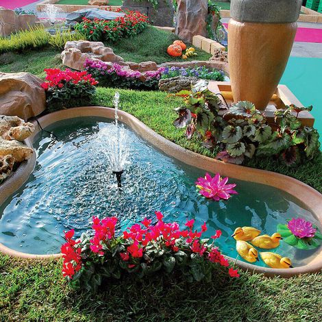 Laghetto Artificiale Roccia da Giardino 197x126x50 cm 440 Litri (1/3)