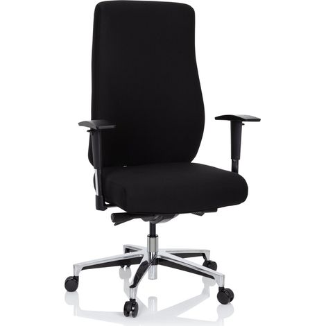 Bürostuhl / Chefsessel FORCOM Stoff schwarz hjh OFFICE (1/5)