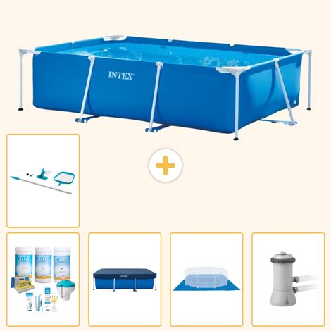 Intex Piscine Tubulaire Rectangulaire - 300x200x75 cm - 6-pièces  S21123 (1/3)