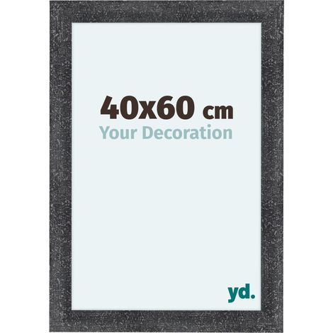 yd. - Cadre photo 40x60 - Gris Patine - MDF - Como (1/5)