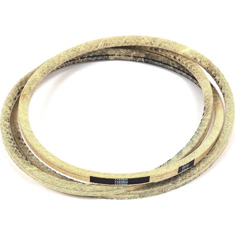 1 - Courroie En V - Pièce D&39origine - Pour Tracteurs Tondeuse 42 Po - Résistance Thermique - Jaune - 1732955sm (1/4)