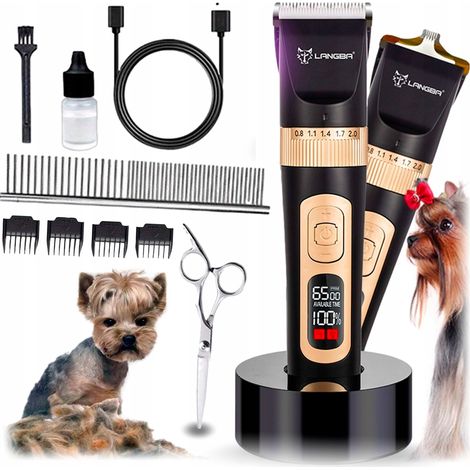 Schermaschine für Hunde, Katzen, Hunde, Haare, nicht reiben, leise (1/5)