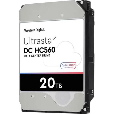 Disco duro Western Digital Ultrastar de 20 TB SAS 0F38652 (1/3)