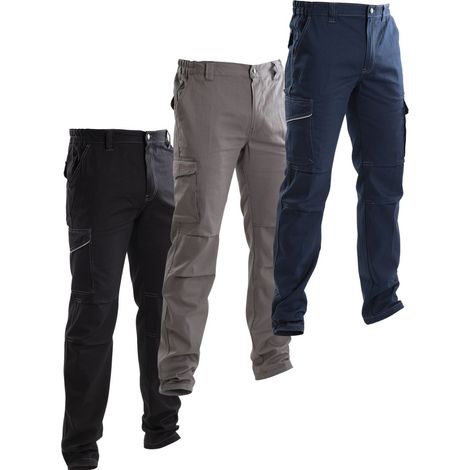 Pantaloni da Lavoro in Cotone Massaua 2.0 Nero M