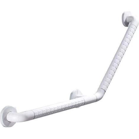 135° Shower Grab Bar 35cm PVC Stainless Steel Toilet Grab Bar for Disabled and Elderly LOY (1/4)