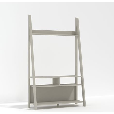 Tiva Ladder TV Unit - MDF - L38.6 x W105 x H175.4 cm - Grey