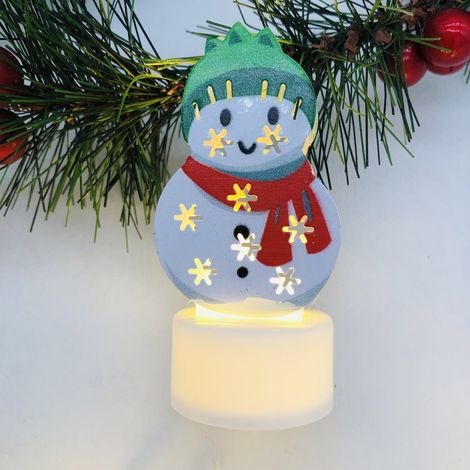 Guirlande Lumineuse Led - 4x6x9 Cm - Décoration De Noël Pour Intérieur Et Extérieur - Multicolore - 1 Pièce (1/5)