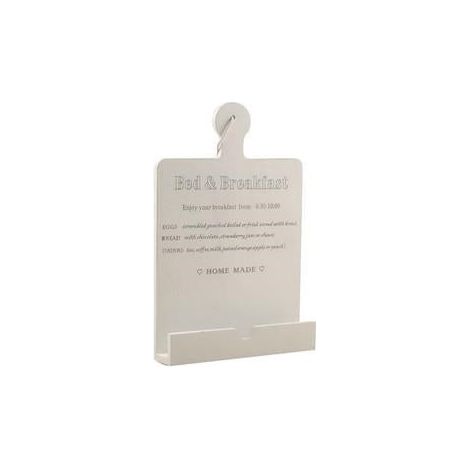 Porta lettere da appendere legno bianco (kit da 5)