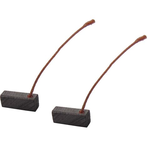 2x Trade-Shop Motorkohlen Kohlebürsten Schleifkohlen 5 x 6 x 15mm 12-24V für verschiedene KFZ-Motoren Rolltor Garagentor Antriebe Lichtmaschine (1/2)