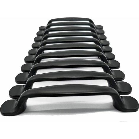 20x Kitchen Cabinet Door Handles Cupboard Drawer Bedroom Furniture Pull Center Distance 96mm, Aluminum, with screws