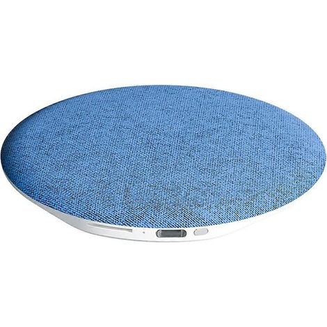 Oreiller avec enceinte Bluetooth, design ultra-mince, longue autonomie pour une aide au sommeil, compagnon de sommeil avec bruit blanc, version bleue. (1/5)