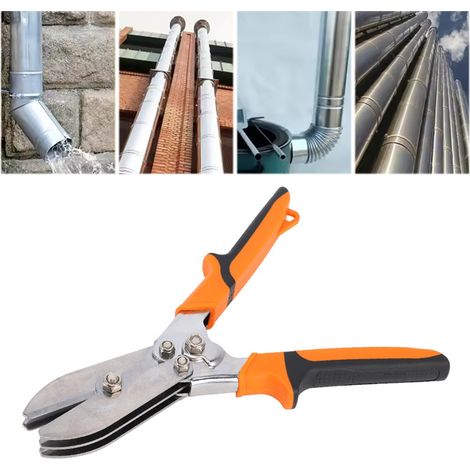 Outil pour tôlerie : pince à sertir manuelle à 5 lames pour tuyaux avec poignée ergonomique antidérapante et antirouille. (1/5)