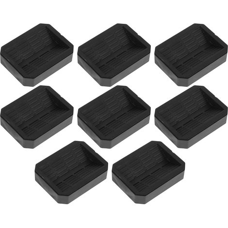 Lot de 8 embouts antidérapants en silicone pour roulettes meubles (1/5)