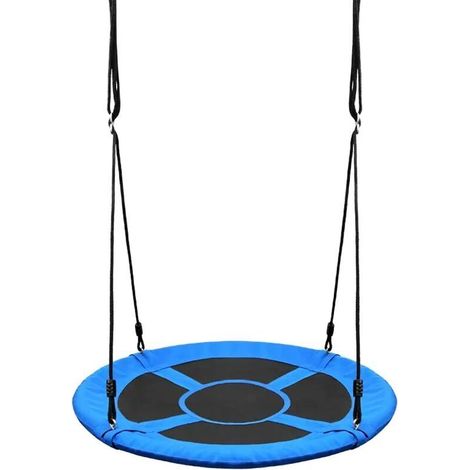 40-inch, 100cm round swing, 300kg maximum load capacity, adjustable multi-strand rope, safe and durable children's swing seat