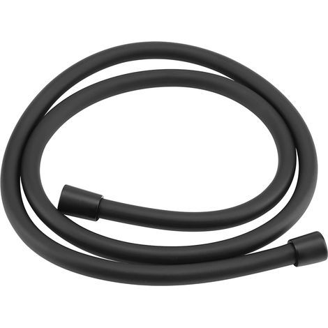 Knickfreier Duschschlauch 60, schwarzer Duschschlauch 2 m, lackierter Duschschlauch, schwarz, Zoll, für Handbrause, Duschschlauch-Ersatz (1/5)