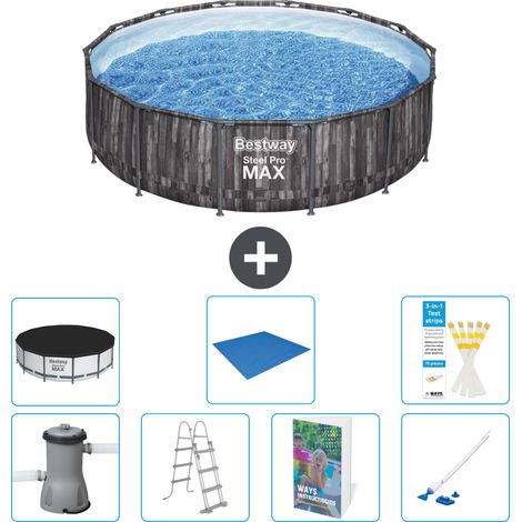 Bestway Steel Pro MAX Rund - 427x107 cm - 8-teilig S616