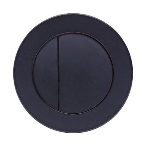 Roper Rhodes Round Dual Flush Plate Button Matt Black For TR9001 TR9002 TR9009