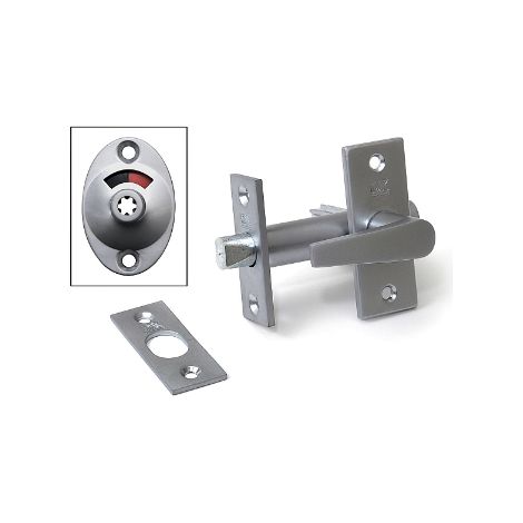 Versenkte riegel WC Grau 70 / 50 mm - wc-schlösser - Pro Stück