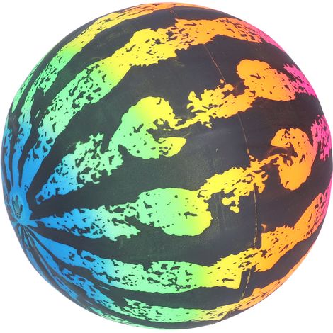 Ballon gonflable pastèque en PVC pour jeux d'eau, idéal pour les fêtes d'été et les piscines. (1/5)
