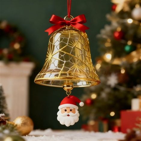Cloches décoratives de Noël originales et tendance - style Petit Chaperon rouge