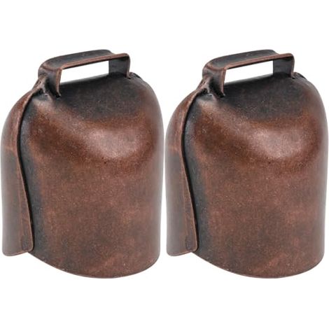 Grosse Cloche pour Cheval et Mouton, Lot de 2, Fer Épaissi (1/5)