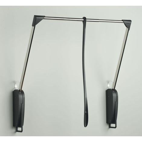 SERVETTO Kleiderlift Innominato 620 - 950 mm schwarz/verchromt (1/5)